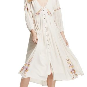 Free People Day Glow Midi Dress